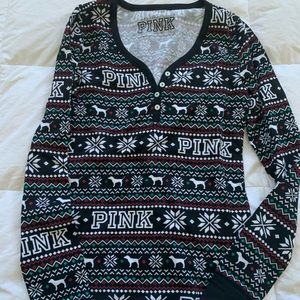 NWOT PINK Thermo long sleeve top sz LRG